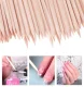 Wooden Manicure Sticks, 100 pcs
