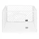 Petsi Large Playpen Enclosure for Dogs and Cats, White