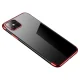 Case for Samsung Galaxy A13 5G Clear Color 0.3mm with Metallic Frame, Red