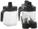 Glass Spice Containers with Spoon, Set of 3
