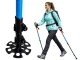Verk Group Nordic Walking and Trekking Poles with Tips and Bag, Red