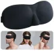 3D Sleep Mask Contoured Eye Cover for Total Blackout, Black