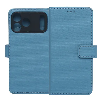 Smart Triangle Wallet Case for iPhone 17 Pro Max 6.9", Blue