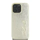 Apple iPhone 16 Pro 6.3\'\' Karl Lagerfeld Metal Signature Cover Case, Gold