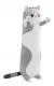 Plush Long Cat-shaped Hugging Pillow, 110cm