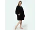 Oversized Warm Hoodie Sweatshirt Blanket with Pocket for Men and Women, Black