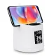 Desk Lamp with Organizer, Clock and Thermometer, LED