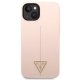 Guess Silicone Triangle Case for iPhone 14 Pink