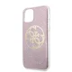 Guess 4G Circle Glitter Case for iPhone 11 Pro Pink