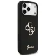Guess iPhone 17 Pro Max Case Silicone Big 4G Script, Black