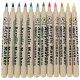 Acrylic Marker Set for Fabric, Stones and Glass, 12 pcs