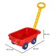 Bērnu Ķerra Ratiņi Konteiners 45 cm, Sarkans | Kids Wheelbarrow