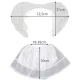 Kruzzel Angel Costume with Wings and Skirt, White