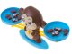 Educational interactive scales for counting, mathematics (with numbers), monkey
