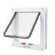4-Way Locking Pet Door for Cats and Small Dogs, Clear