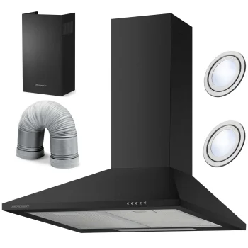 Chimney Cooker Hood Berdsen BT-214 60 cm Black