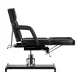Sillon 210 Hydraulic Pedicure Chair with Cradle Function and Split Footrest, Black