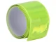 Reflective Armband for Running, Self-Coiling, 39 x 3 cm, Bright Green