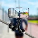 Elastic tripod for a phone and a selfie camera