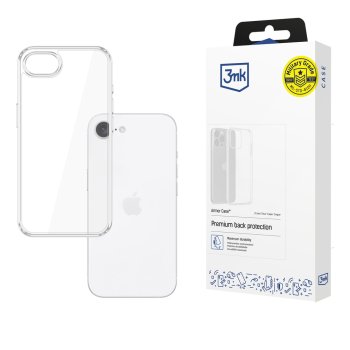3mk Armor Case for Apple iPhone 16e, Transparent