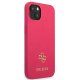 Apple iPhone 13 Mini 5,4\" Guess Saffiano 4G Small Metal Logo Case Cover, Pink