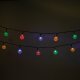 Forever CRYSTAL Christmas Lights Decorations 30 LED Lamps Bulbs, 6.5m, Multicolor RGB