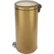 Brabantia NewIcon Pedal Bin 30L, Warm Gold