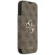 Guess Book 4G Metal Logo Folio Case for iPhone 17 Pro Max - Brown