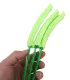 Microfiber blind cleaning brush with three heads, green