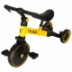 TRIKE FIX MINI Kids Running Bike Tricycle with Pedals 3in1, Yellow