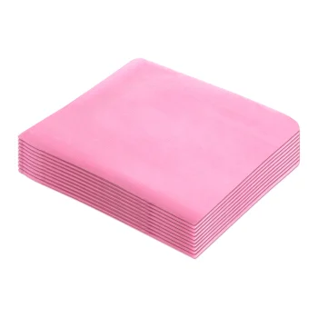 ACTIVESHOP Disposable Chair Covers with Elastic Band, 10 pcs, Pink