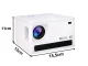 Smart Video Projector X6 4K Android TV 11.0 WiFi Bluetooth LCD