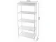 5-Tier Shoe Rack Storage Organizer, 81 x 39.5 x 21.5 cm, White