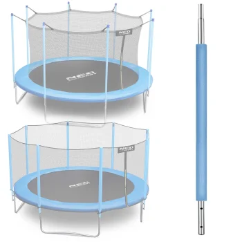 Neo-Sport Trampoline Lower Pole for 8-15 ft Trampolines, Blue