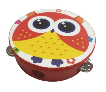Bakalu Wooden Tambourine Owl