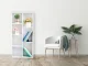 ModernHome WYJ-071 White Bookcase Shelving Unit