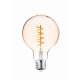 Светодиодная лампа Forever Light Filament E27 G95 4W 230V 2000K 250lm, золотая