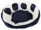 Plush Pet Bed for Dogs and Cats, 60x50 cm, Navy Blue