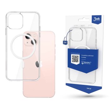 Phone Case Cover iPhone 14 Plus compatible with MagSafe from the 3mk MagCase series - transparent