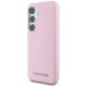 Karl Lagerfeld Saffiano MagSafe Case for Samsung Galaxy S25+ Pink