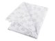 Christmas Tablecloth 140x220cm, White with Stars and Snowflakes