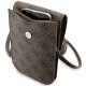 Guess 4G Stripe Phone Handbag, Brown