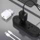 Dudao A27STEU 25W GaN USB-A Wall Charger with USB-A - USB-C Cable - Black