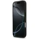 Mercedes iPhone 17 Case Plain Smooth Leather MagSafe, Black
