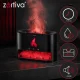 Ultrasonic Air Humidifier and Aroma Diffuser Zortiva 250ml with Flame Effect, Black