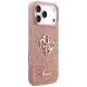 Guess Fixed Glitter Big 4G Case for iPhone 17 Pro Max Pink
