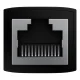 Baseus AirJoy Series RJ-45 Ethernet Cable Connector Black