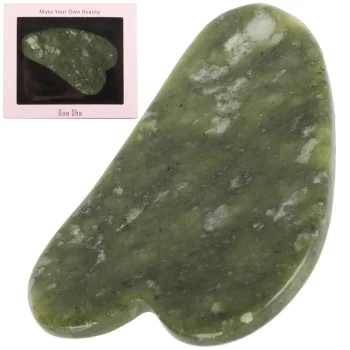 Jade Gua Sha Massage Stone for Face and Body