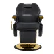 Barber Chair Hair System New York Black with Gold Base