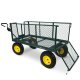 Humberg HM-510 280L Garden Dump Cart – Heavy-Duty Outdoor Wheelbarrow